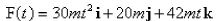 <strong>Select the correct Answer for each question. What force is required so that a particle of mass has the following position function?. </strong> A) B) C) D) E)