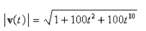 <strong>Select the correct Answer for each question. Find the speed of a particle with the given position function. </strong> A) B) C) D) E)