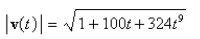 <strong>Select the correct Answer for each question. Find the speed of a particle with the given position function. </strong> A) B) C) D) E)