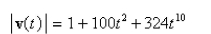 <strong>Select the correct Answer for each question. Find the speed of a particle with the given position function. </strong> A) B) C) D) E)
