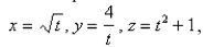 Use Simpson's Rule with n = 4 to estimate the length of the arc of the curve with equations from Round yourAnswer to four decimal places.Select the correct Answer