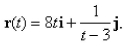 Find the domain of the vector function Select the correct Answer