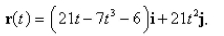 A particle moves with position function Find the tangential component of the acceleration vector.Select the correct Answer