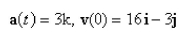 Find the velocity of a particle that has the given acceleration and the given initial velocity.Select the correct Answer