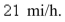A woman walks due west on the deck of a ship at mi/h.The ship is moving north at a speed of Find the speed of the woman relative to the surface of the water.Round the result to the nearest tenth.