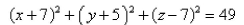 <strong>Select the correct Answer for each question. Find an equation of the sphere with center that touches the xy-plane.</strong> A) B) C) D) E)