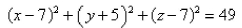 <strong>Select the correct Answer for each question. Find an equation of the sphere with center that touches the xy-plane.</strong> A) B) C) D) E)