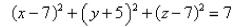 <strong>Select the correct Answer for each question. Find an equation of the sphere with center that touches the xy-plane.</strong> A) B) C) D) E)