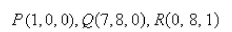 <strong>Select the correct Answer for each question. Find a nonzero vector orthogonal to the plane through the points P, Q, and R. </strong> A) B) C) D) E)None of these