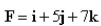 Find the work done by a force that moves an object from the point to the point along a straight line.The distance is measured in meters and the force in newtons.Select the correct Answer