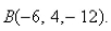 Find an equation of the set of all points equidistant from the points and