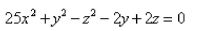 Classify the surface.   Select the correct Answer