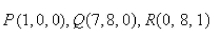 Find a nonzero vector orthogonal to the plane through the points P, Q, and R.