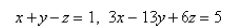 Find, correct to the nearest degree, the angle between the planes.Select the correct Answer  