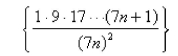 Select the correct Answer for each question. -Find the value of the limit for the sequence given.