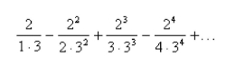Select the correct Answer for each question. -Find the sum of the series.