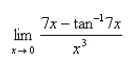 Use series to evaluate the limit correct to three decimal places. Select the correct Answer