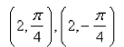 <strong>Select the correct Answer: for each question. Find the point(s) of intersection of the curves and </strong> A) B) C) D) E)
