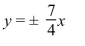 <strong>Select the correct Answer: for each question. Find an equation of the hyperbola centered at the origin that satisfies the given condition. ptotes: </strong> A) B) C) D)