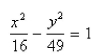 <strong>Select the correct Answer: for each question. Find an equation of the hyperbola centered at the origin that satisfies the given condition. ptotes: </strong> A) B) C) D)