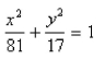 <strong>Select the correct Answer: for each question. Find an equation of the ellipse that satisfies the given conditions.Foci: (0, ± 8), vertices </strong> A) B) C) D)