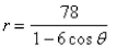 <strong>Select the correct Answer: for each question. Write a polar equation in and of an ellipse with the focus at the origin, with the eccentricity and directrix </strong> A) B) C) D) E)