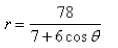 <strong>Select the correct Answer: for each question. Write a polar equation in and of an ellipse with the focus at the origin, with the eccentricity and directrix </strong> A) B) C) D) E)