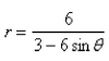 <strong>Select the correct Answer: for each question. Write a polar equation in and of an ellipse with the focus at the origin, with the eccentricity and directrix </strong> A) B) C) D) E)