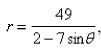 <strong>Select the correct Answer: for each question. Write a polar equation of the conic that has a focus at the origin, eccentricity and directrix Identify the conic.</strong> A) hyperbola B) hyperbola C) ellipse D) ellipse