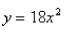 <strong>Select the correct Answer: for each question. A cross-section of a parabolic reflector is shown in the figure.The bulb is located at the focus and the opening at the focus is 18 cm.Find an equation of the parabola.Let be the origin.Find the diameter of the opening cm from the vertex. </strong> A) B) C)The equation is D) E)The equation is F)The equation is