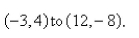 <strong>Select the correct Answer: for each question Find parametric equations to represent the line segment from </strong> A) B) C) D) E)
