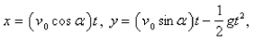 <strong>Select the correct Answer: for each question If a projectile is fired with an initial velocity of meters per second at an angle above the horizontal and air resistance is assumed to be negligible, then its position after t seconds is given by the parametric equations where g is the acceleration of gravity If a gun is fired with and when will the bullet hit the ground?</strong> A) B) C) D) E)
