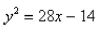 <strong>Select the correct Answer: for each question Find an equation of the parabola with focus and directrix </strong> A) B) C) D) E)