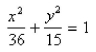<strong>Select the correct Answer: for each question Find an equation for the conic that satisfies the given conditions.ellipse, foci length of major axis 8</strong> A) B) C) D) E)