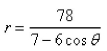 <strong>Select the correct Answer: for each question Write a polar equation in nd f an ellipse with the focus at the origin, with the eccentricity and directrix </strong> A) B) C) D) E)