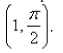 <strong>Select the correct Answer: for each question Write a polar equation in r and of an ellipse with the focus at the origin, with the eccentricity and vertex at </strong> A) B) C) D) E)