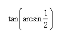 Find the exact value of the expression.