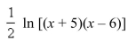 <strong>Select the correct Answer for each question. Use the laws of logarithms to expand the expression. </strong> A) B) C) D)