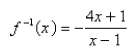 <strong>Select the correct Answer for each question. Find the inverse function of </strong> A) B) C) D) E)