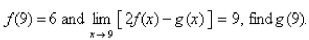 If f and g are continuous functions with Select the correct Answer