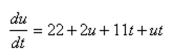Solve the differential equation.