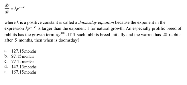 Let c be a positive number.A differential equation of the form