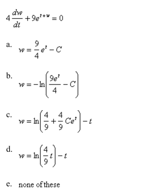 Solve the differential equation.