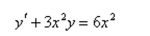 <strong>Determine whether the differential equation is linear. </strong> A)the equation is not linear B)the equation is linear