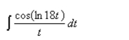 Evaluate the integral.
