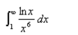 Evaluate the integral or show that it is divergent.