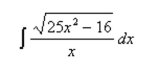 Find the integral using an appropriate trigonometric substitution.