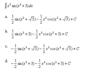 Use a table of integrals to evaluate the integral.