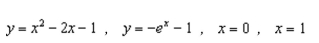 Sketch the region bounded by the graphs of the given equations and find the area of that region.