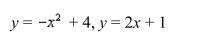 Sketch the region bounded by the graphs of the given equations and find the area of that region.
